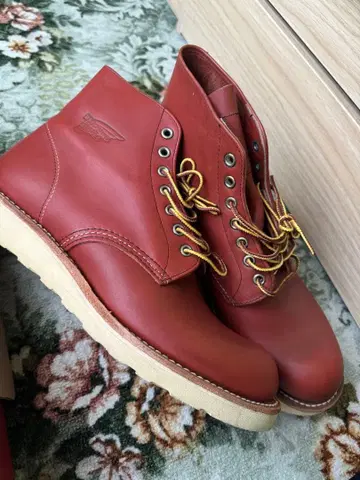 가격 인하!!! RED WING SHOES 남성용 부츠 레드 브라운