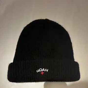 NOAH 블랙 니트 모자