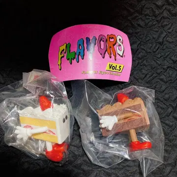 flavors 피규어 컬렉션 가챠 숏 케이크 초코 케이크