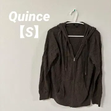 새상품급 [ S ] Quince 브라운 후드 부착 후드티 촉감 좋음