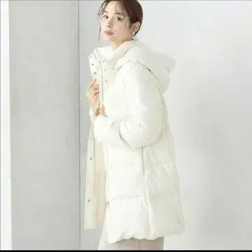 COMME CA ISM 리사이클 타프타 발수 가공 다운 코트 코무사