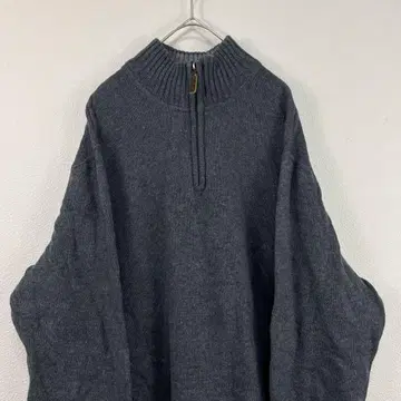 eddie bauer 에디 바우어 하프 지퍼 니트 그레이