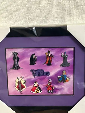 디즈니 스토어 빌런즈 핀 배지 세트