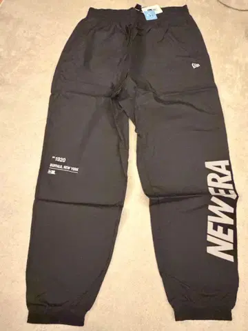 NEW ERA 나일론 트랙 팬츠 XL 블랙