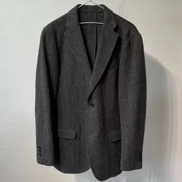 새상품급 유니클로 트위드 자켓+ 다크 그레이 사이즈 L