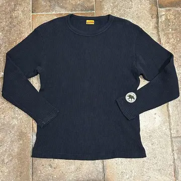 HUNTING WORLD 써멀 와플 로고 와펜 티셔츠 L