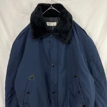 90s uniforms registred 충전솜 플라이트 자켓 네이비