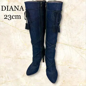 DIANA 다이애나 데님 롱 부츠 일본제 23