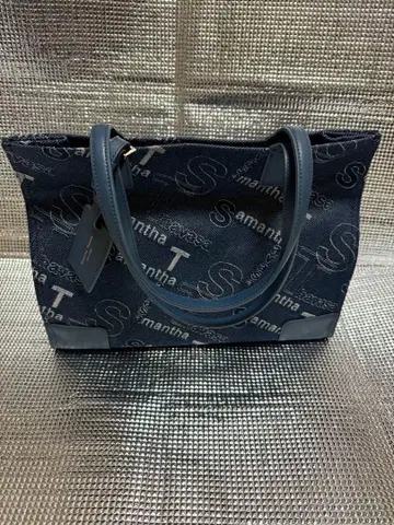 Samantha Thavasa 데님 스퀘어 토트백 소 사이즈