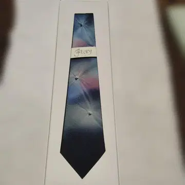 [ 미사용품 ] [ 박스 포함 ] 수작업 시보리 순수 실크 넥타이