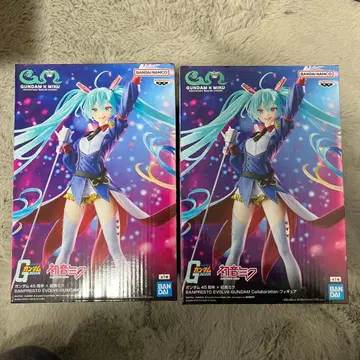 GUNDAM x MIKU 피규어 2체 세트