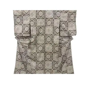 화문 당초 무늬 진흙 오시마 명주 기모노