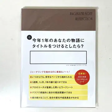 HAGUKUMU NOTE REFLECTION 새상품 미개봉품