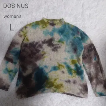 DOS NUS 타이다이 패턴 니트 스웨터 사이즈 40