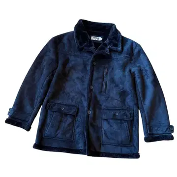 KANSAI JEANS 블랙 벨로아 자켓 3L