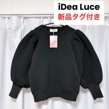 택 포함 새상품, 배송비 포함/익명 배송 iDea Luce 긴팔 니트