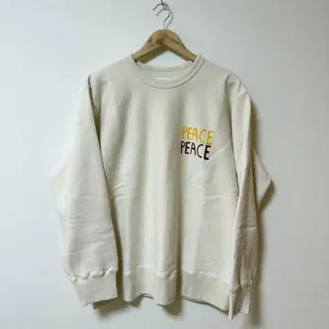 타코마후지 레코드 미사용 새상품 맨투맨 PEACE SWEATSHIRT