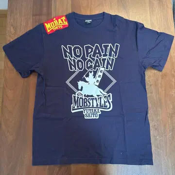 사이토 유우 라이진 T셔츠 블랙 M 모브스타일 RIZIN 슈토