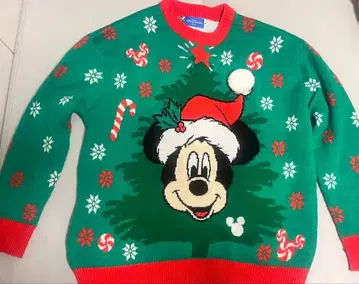 2019년 한정판 도쿄 디즈니 리조트 스웨터 크리스마스 미키