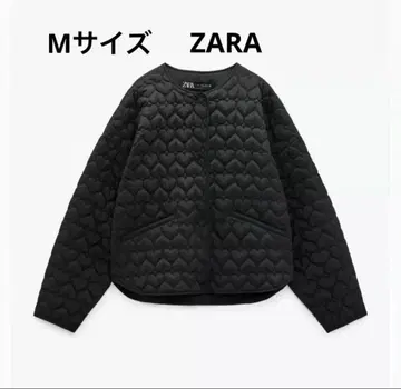 ZARA 블랙 M 사이즈 퀼팅 자켓