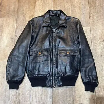 격렬한 멋 a-2 가죽 자켓 가죽 자켓