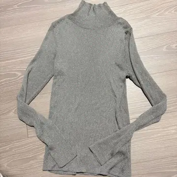 Cadune 라메 니트 실버 새상품급