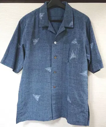 [ 리메이크 ] 다크 블루 반팔 셔츠