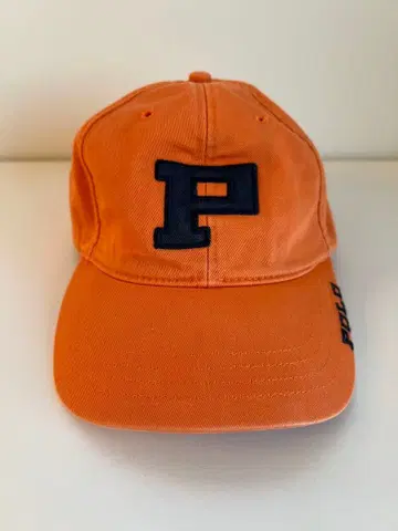 POLO 오렌지 캡 P 자수