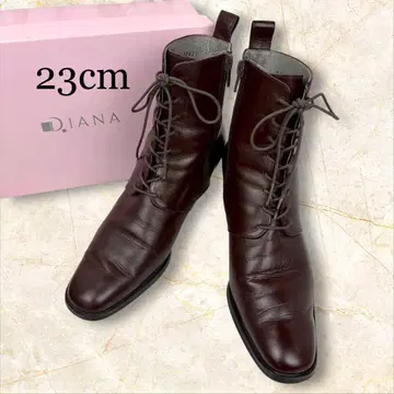 DIANA 다이애나 미들 부츠 레이스업 일본제 23
