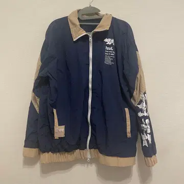 Eve 꽃바람 집업 자켓 블루종 네이비