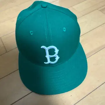 그린 B 자수 59FIFTY 캡