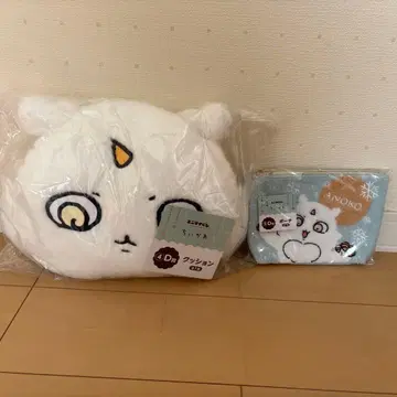 치이카와 (먼작귀) 에니마이 복권 D상 그 아이 쿠션 그 아이 파우치