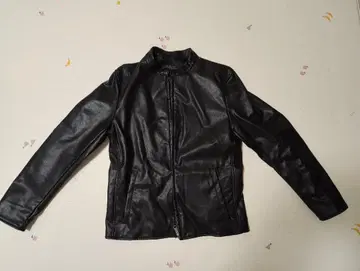 [ 미사용 새상품 ] nano universe 가죽 자켓 블랙
