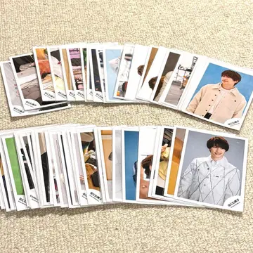 후지와라 죠이치로 사진 공식 57장 묶음 판매