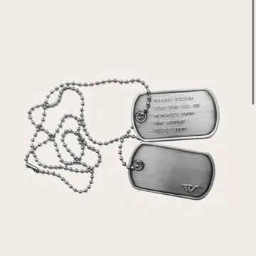 trendt vision Dog Tag Chain 미사용 새상품