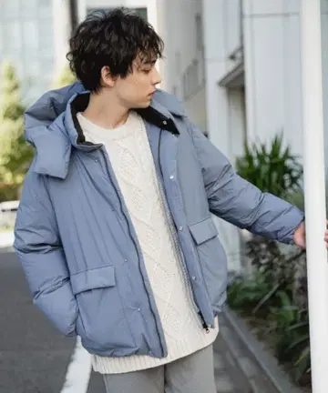 RAGEBLUE AIRTHERMAL/고기능 충전솜 에어써멀 후드 블루종