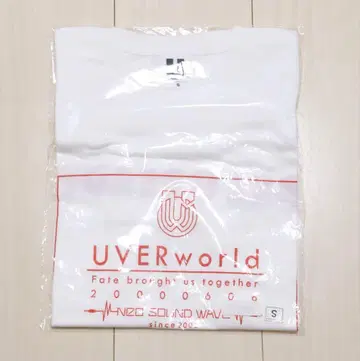 [ 새상품 ] UVERworld 기념일 FC 한정판 T셔츠 빨간색