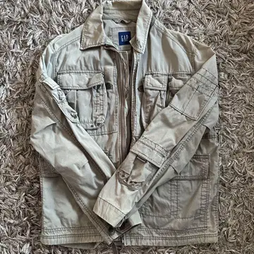 GAP 밀리터리 자켓 베이지