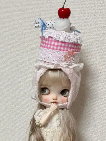 브라이스 핸드메이드 케이크 모자 네오 브라이스용