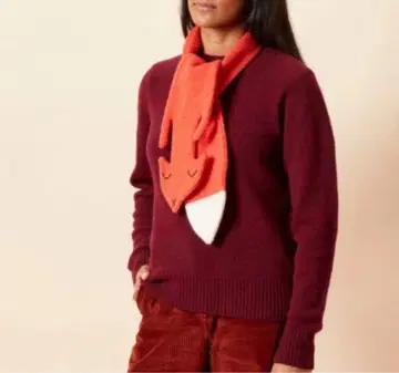 도나 윌슨 머플러 여우 오렌지 여성용 키즈