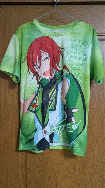 앙스타 사카사키 나츠메 풀 그래픽 T셔츠