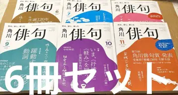 5148TM 카도카와 하이쿠 2025년 6~11월호 6권 세트
