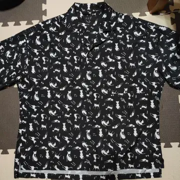 GGD 고양이 음표 셔츠