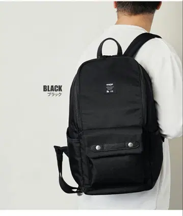 moz 경량 블랙 백팩 A4 OK