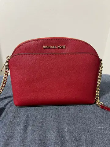 MICHAEL KORS 레드 숄더백
