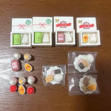 캡슐 토이 미니어처 식품 동물 세트 (결품 있음)