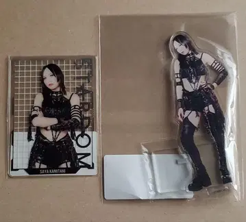 DMM 온크레 카미타니 사야 아크릴 스탠드 클리어 카드