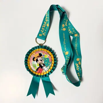 디즈니 벌스데이 로제트 2020년 미키 목걸이 펜던트