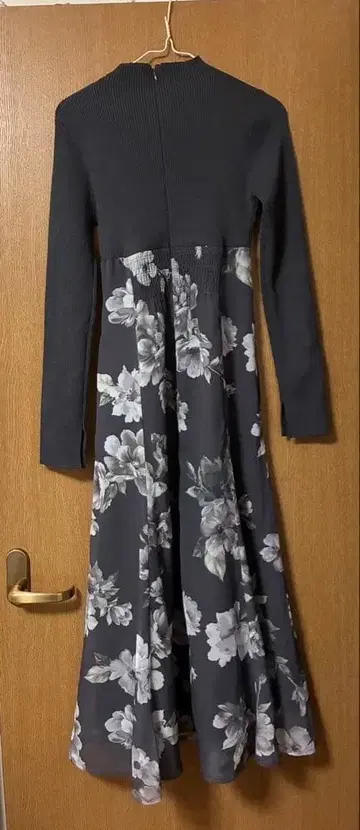 머큐리 듀오 플라워 니트 도킹 원피스 M