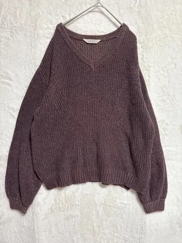 TORRAZZO DONNA 트라쪼돈나 V넥 니트 오버 사이즈